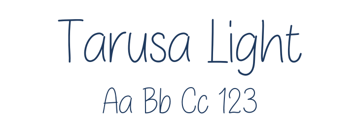 Tarusa Light Font Preview