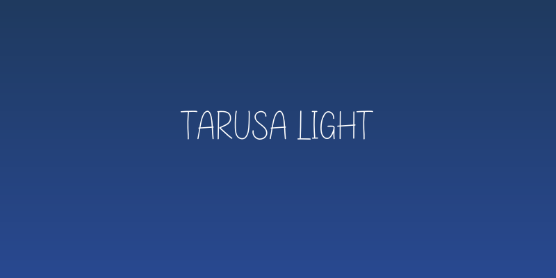Tarusa Light Social Header