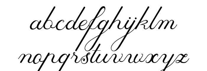 Tashia Personal Use Font LOWERCASE