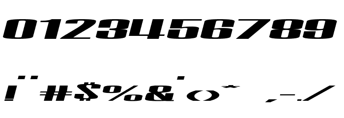 Taskeksem inflamerat Font OTHER CHARS
