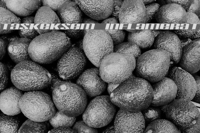 Taskeksem inflamerat Font examples