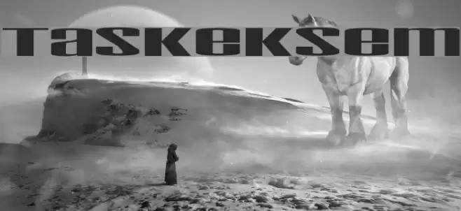 Taskeksem फ़ॉन्ट examples