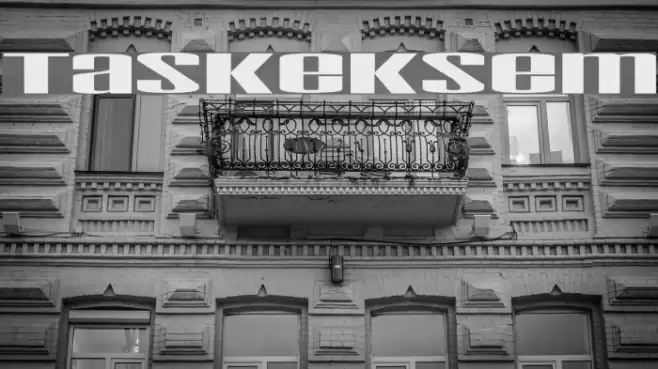 Taskeksem फ़ॉन्ट examples