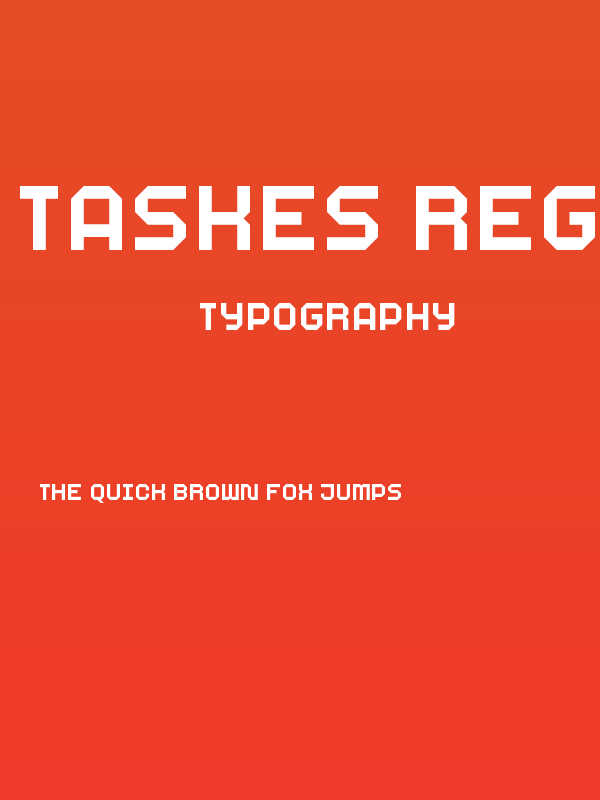 Taskes Regular Poster