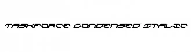 Taskforce Condensed Italic 