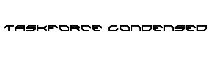 Taskforce Condensed  font caratteri gratis