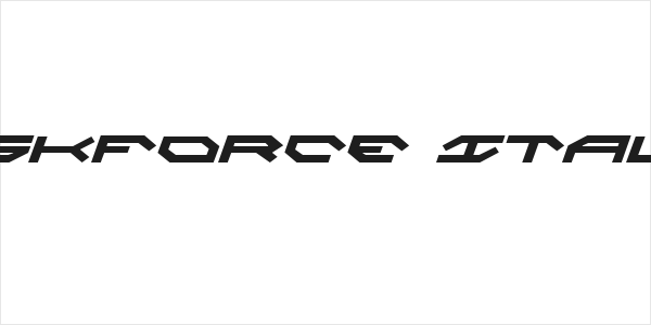 Taskforce Italic Logo