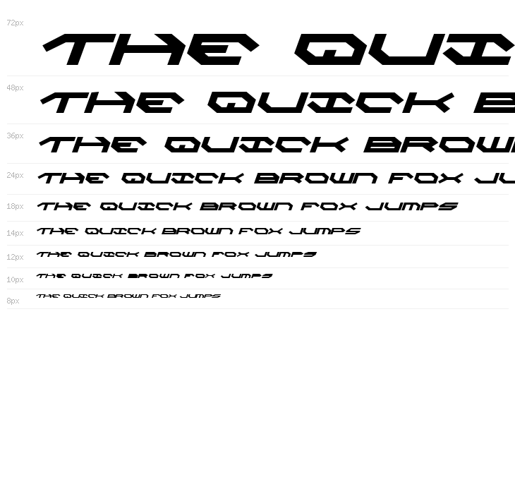 Taskforce Italic Waterfall