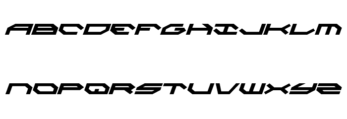 Taskforce Italic Font LOWERCASE