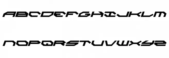 Taskforce Italic Font LOWERCASE