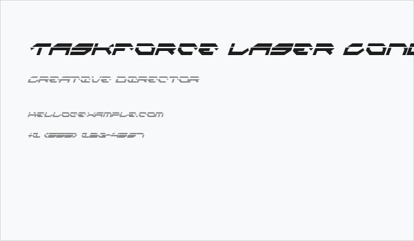 Taskforce Laser CondItal Business Card