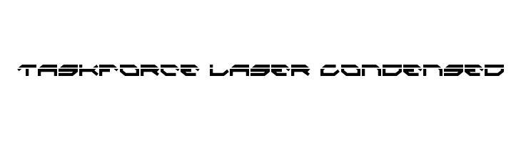 Taskforce Laser Condensed  フリーフォントのダウンロード