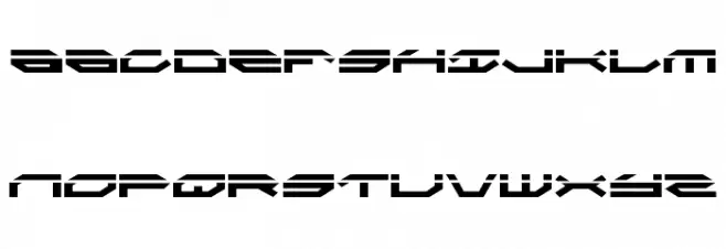 Taskforce Laser フォント 大文字
