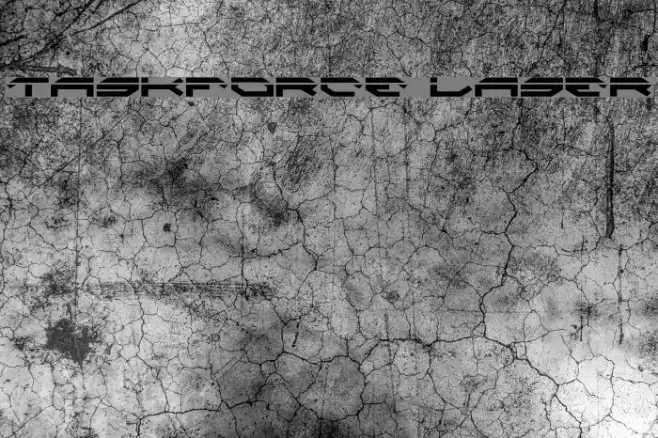 Taskforce Laser Font examples