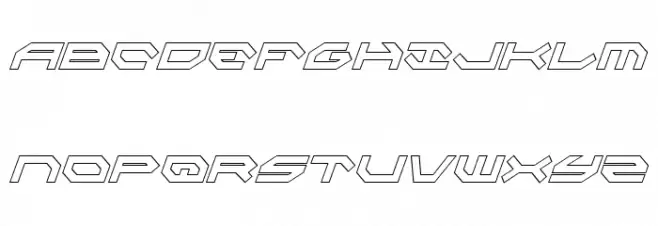 Taskforce Outline CondItalic Schriftart Kleinbuchstaben