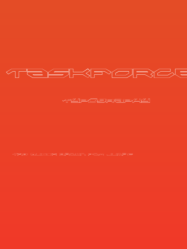 Taskforce Outline Poster