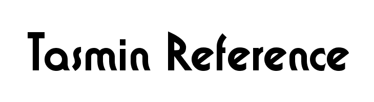 Tasmin Reference  Free Fonts Download