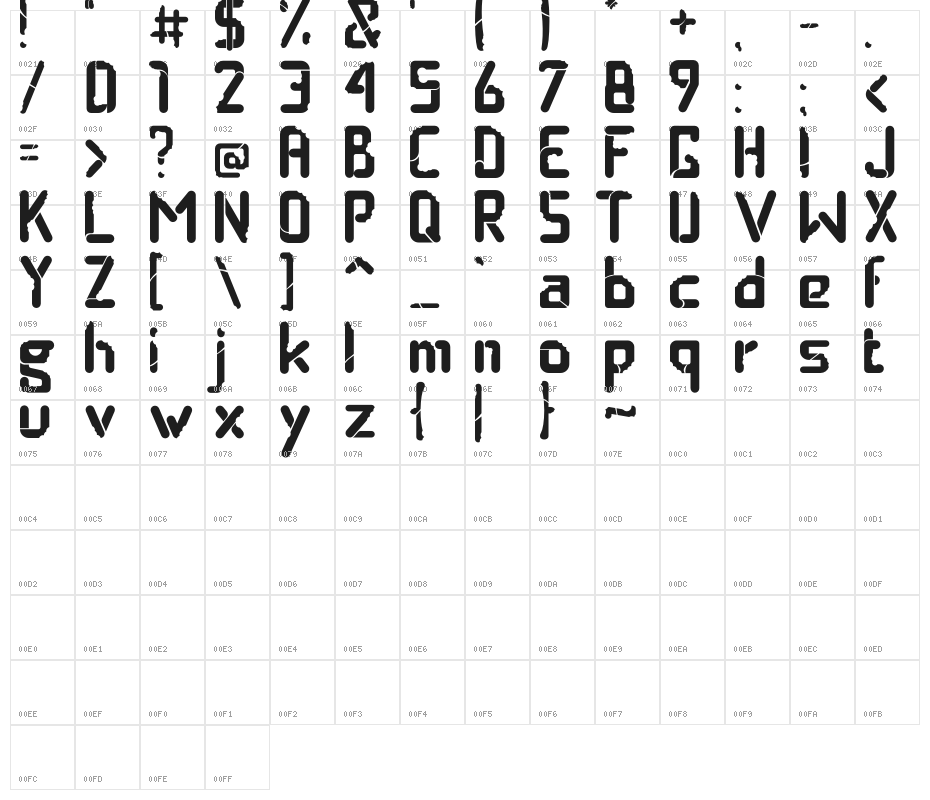 Taste Of Tradition Character Map