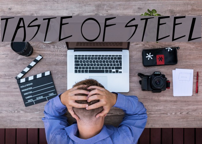 Taste of steel Шрифта examples