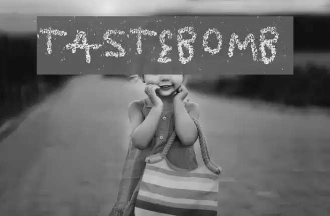 TasteBomb Font examples