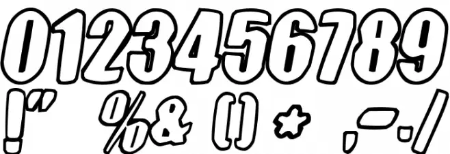 Tasteless Candy Font OTHER CHARS