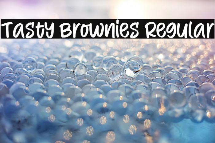 Tasty Brownies Regular Example 2