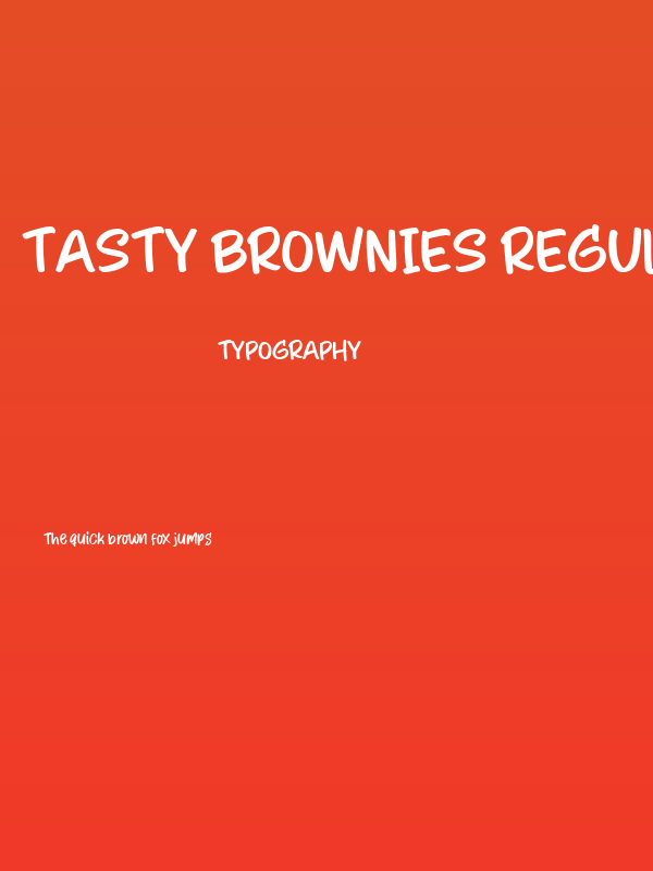 Tasty Brownies Regular Poster