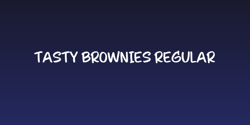 Tasty Brownies Regular Social Header