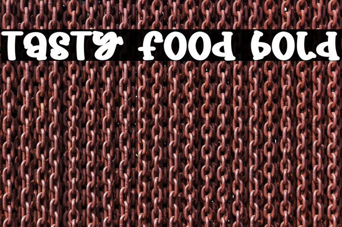 Tasty Food Bold Example 1