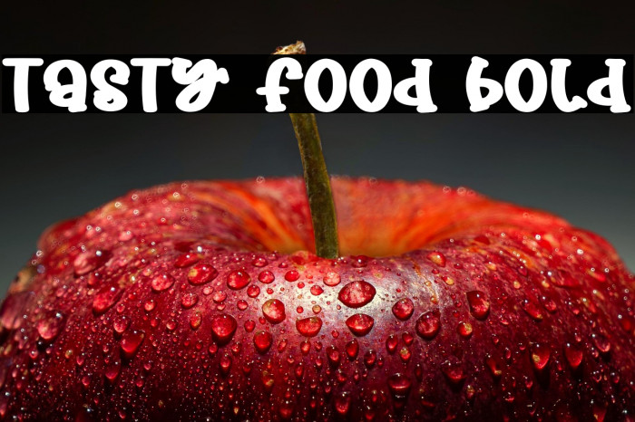 Tasty Food Bold Example 2