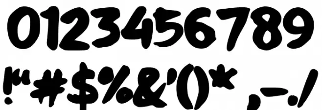 Tasty Popcorn Personal use Bold Font OTHER CHARS