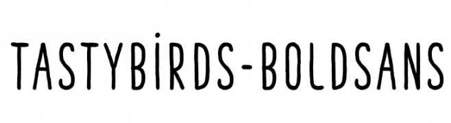 TastyBirds-BoldSans  Frei Schriftart Herunterladen