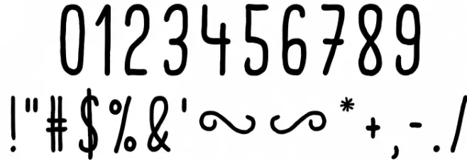 TastyBirds-BoldSans Font OTHER CHARS