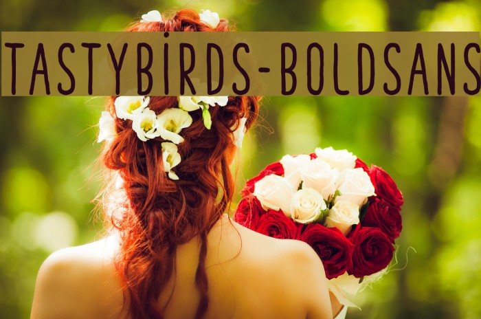 TastyBirds-BoldSans Font examples