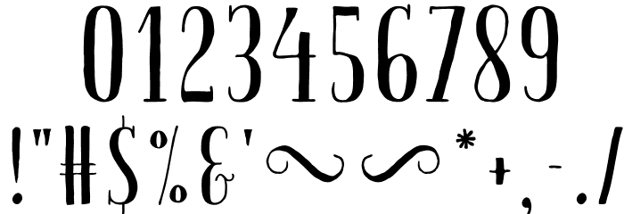 TastyBirds-Fried Font OTHER CHARS
