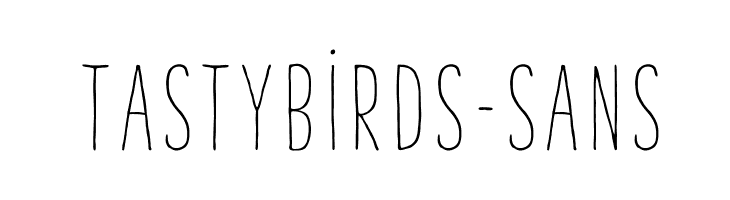 TastyBirds-Sans  Скачать бесплатные шрифты