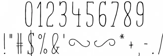 TastyBirds Font OTHER CHARS