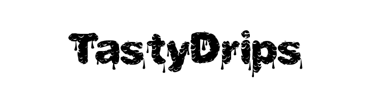 TastyDrips  baixar fontes gratis