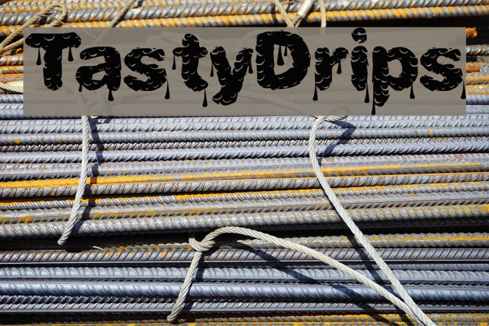 TastyDrips Font examples