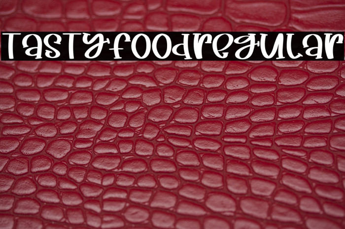 TastyFoodRegular Example 1