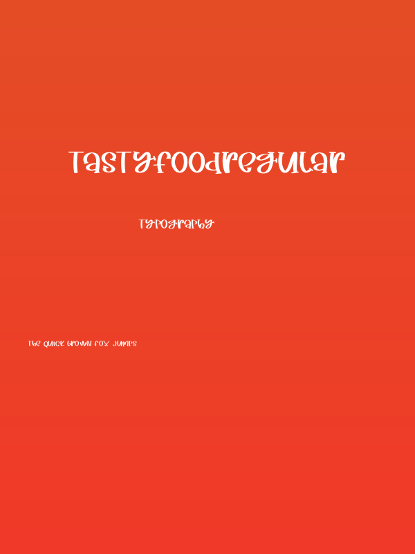 TastyFoodRegular Poster