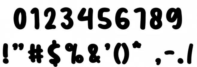 TastyMatcha Font OTHER CHARS