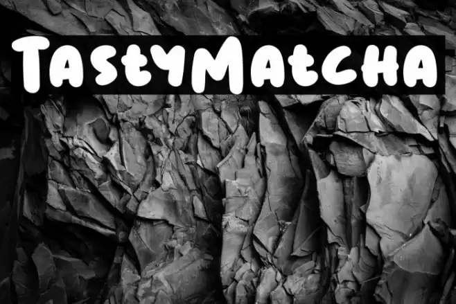 TastyMatcha Font examples