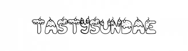 TastySundae  नि: शुल्क फ़ॉन्ट्स डाउनलोड