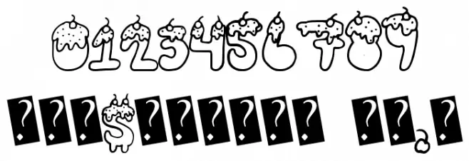 TastySundae Font OTHER CHARS