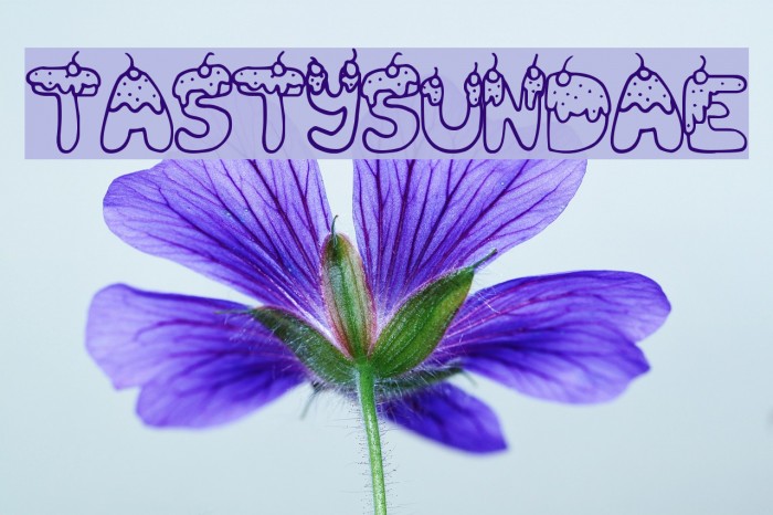 TastySundae Fonte examples