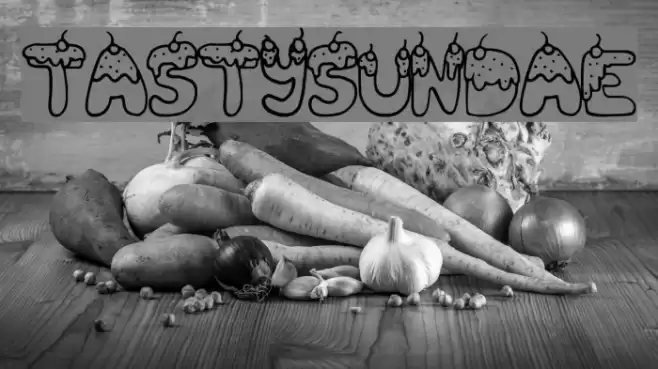 TastySundae Font examples