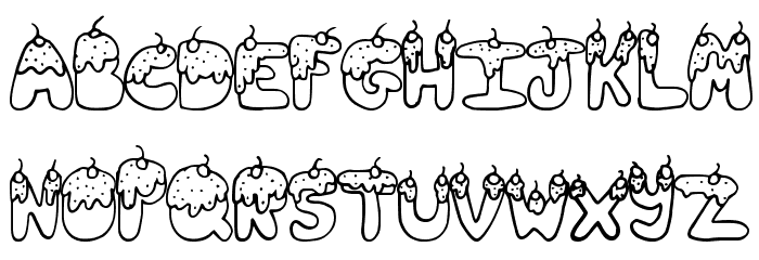 TastySundae Fonte MINÚSCULAS