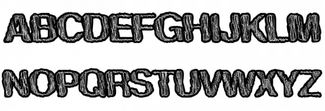 TastySwirl フォント 大文字
