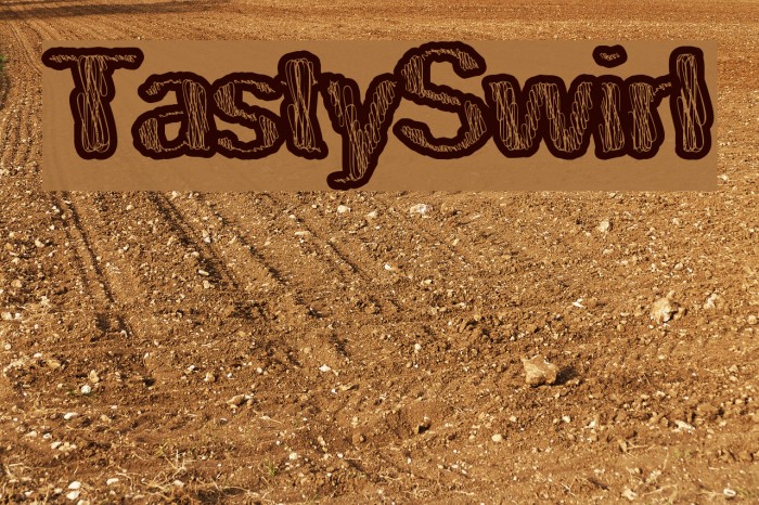 TastySwirl Font examples